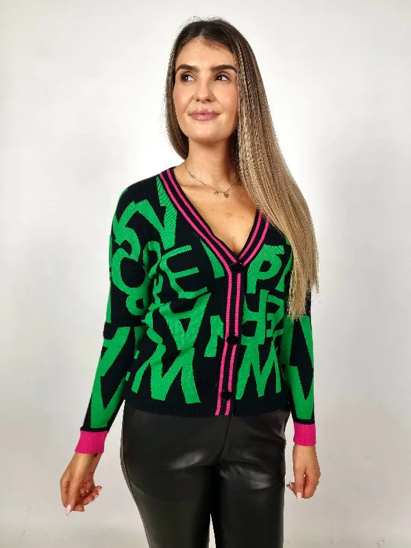 Pame Carrioni Geo Printed Cardigan