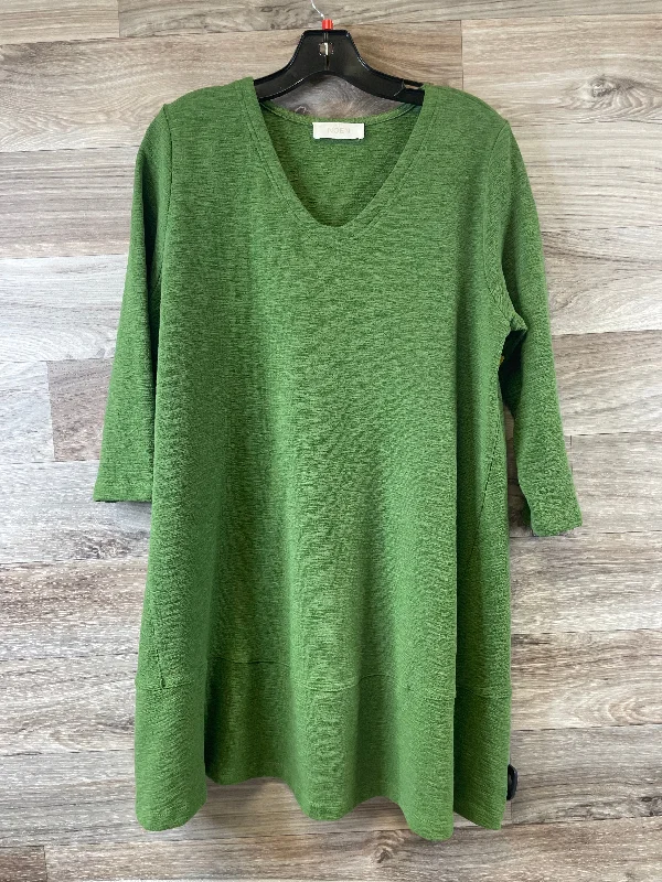 Dress Casual Midi By Clothes Mentor In Green, Size: Xs